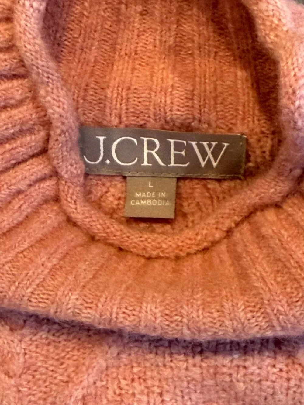 J. Crew textured cable